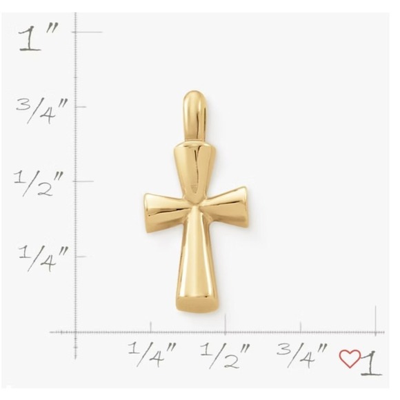 James Avery 14k gold cross pendant Set Earrings 14k Cross Leaver Back NEW - Picture 3 of 16